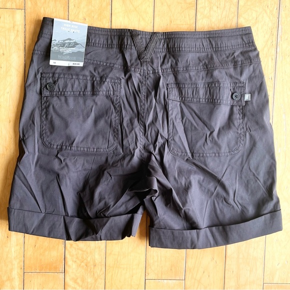 WindRiver NEW Dark Rolled Cuffs Adjustable drawstring Shorts – Size 10 - Picture 2 of 5